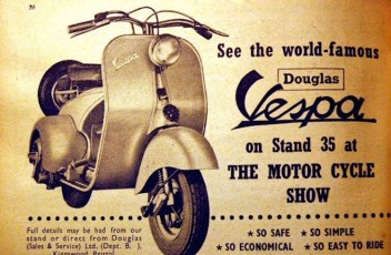 vespa-scooter icono de estilo