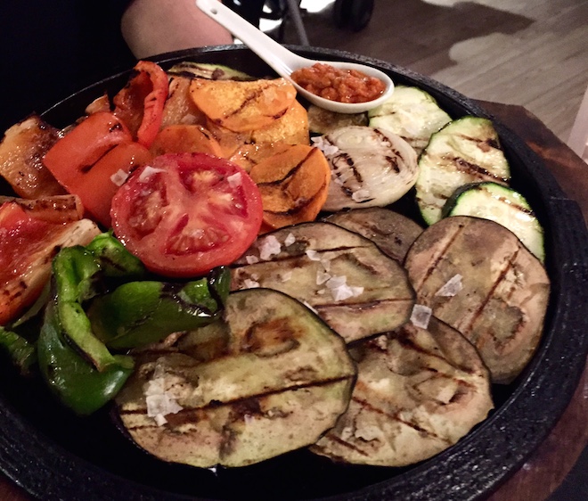 puerto madero parrillada verduras