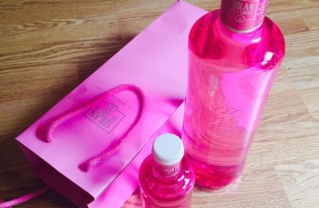 solan de cabras botella rosa