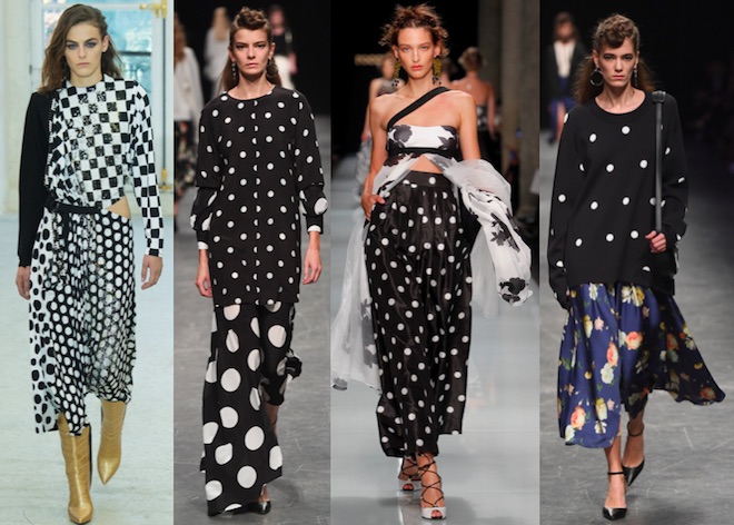 estampado de lunares moda pv17