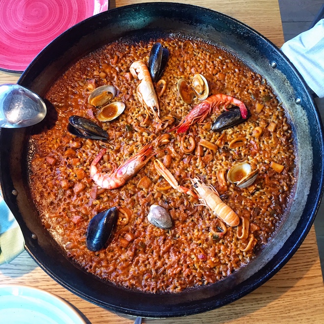 mana 75 paella de marisco