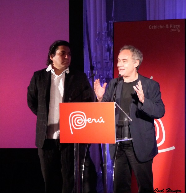 Ferran Adrià y Gaston Acurio presentado la Cebiche & Pisco Party
