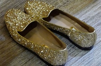 pinko slippers doradas