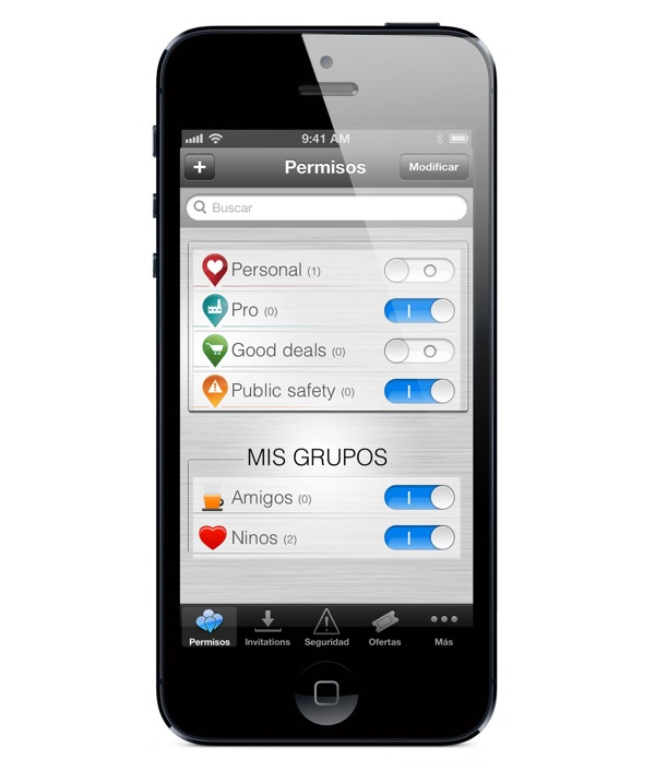 PERMILOC app iphone5