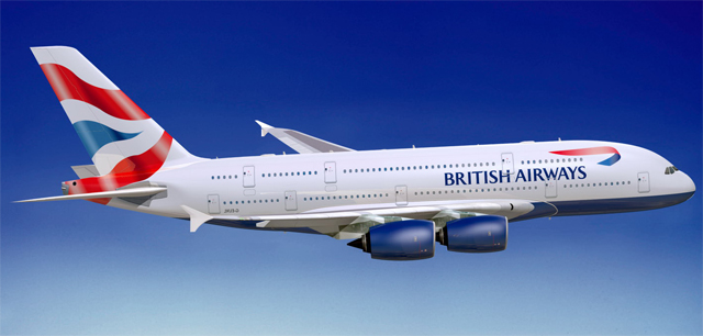 british airways avion