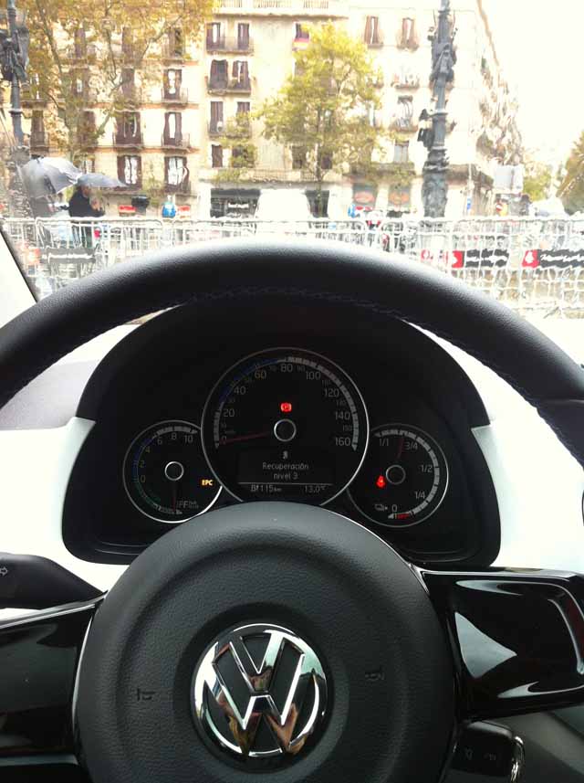 coche eléctrico Volkswagen volante