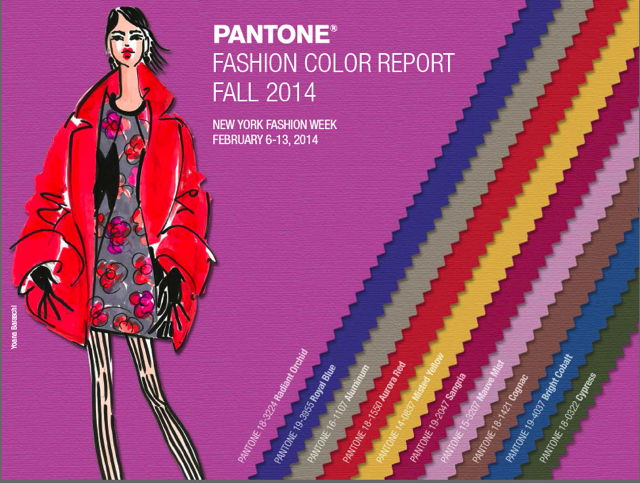 pantone colores moda otono invierno 2014