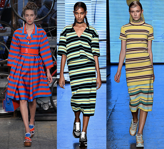 Las rayas de colores de Antonio Marras y DKNY s/s 2015