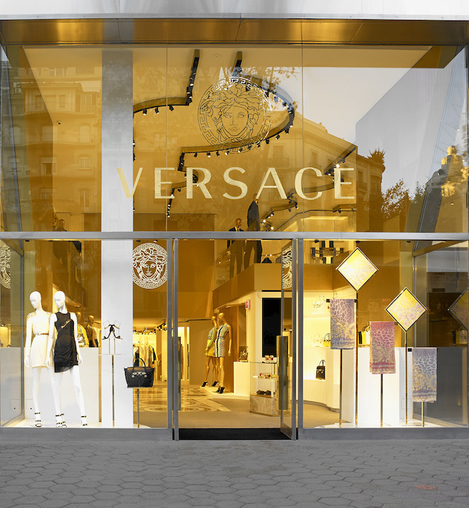 Versace Barcelona_external facade boutique