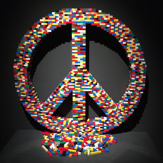 the art of the brick peace