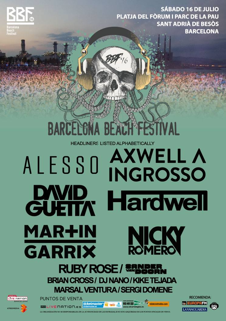 cartel Barcelona Beach Festival
