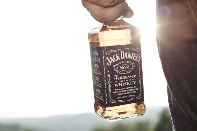 Jack Daniel's botella