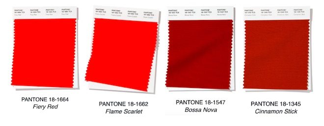 pantone rojo colores moda pv2020