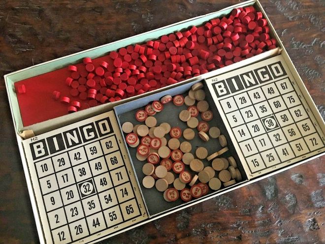 bingo juego vintage
