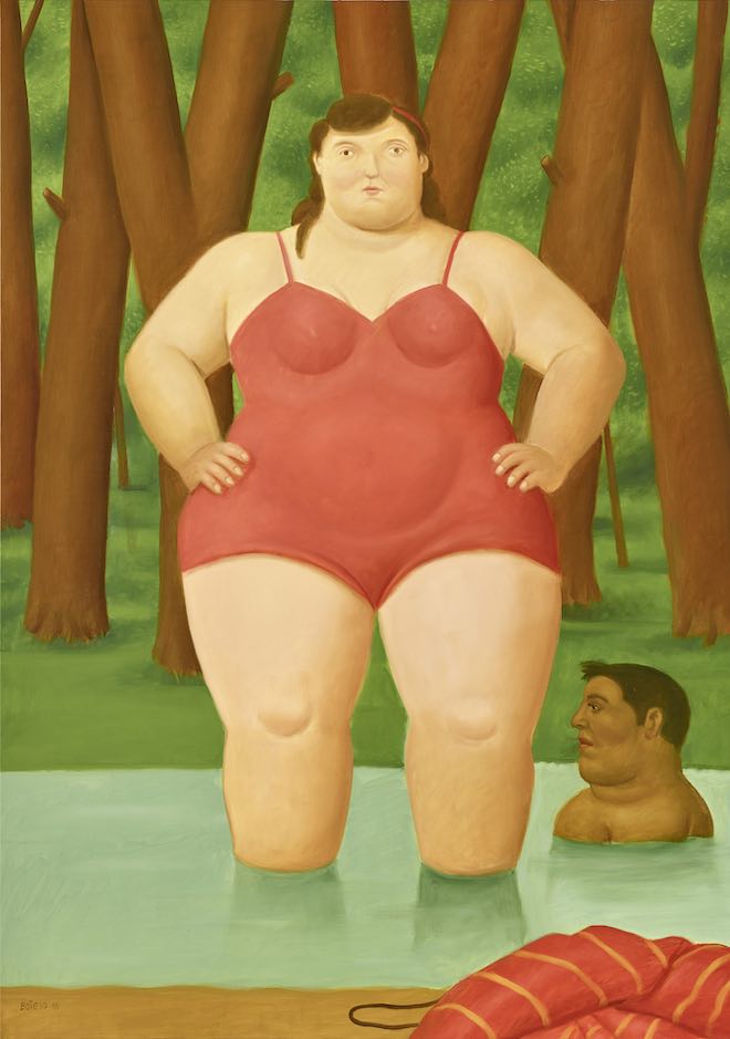 Fernando Botero exposición barcelona Bather