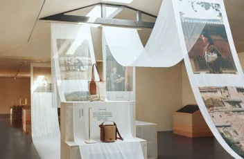 Exposición de objetos y prototipos de diseño durante la Barcelona Design Week