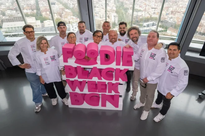 organizadores y chef de la cuarta edición foodie black week