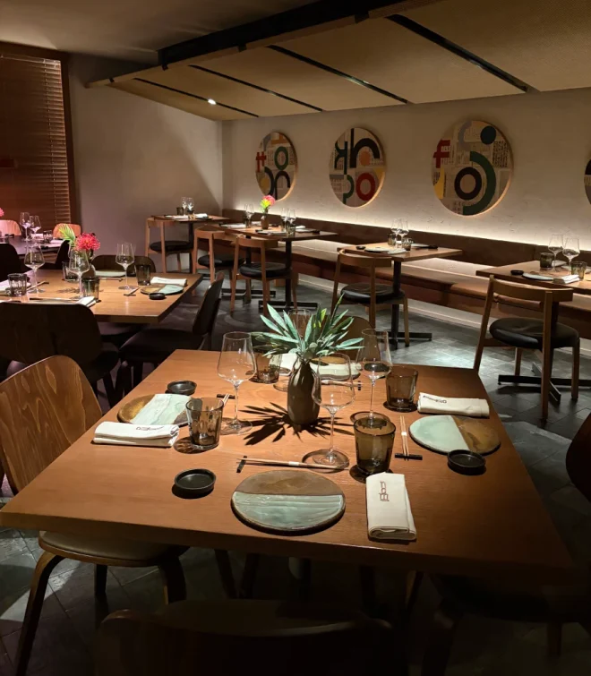 Interior del restaurante Nomo Eixample, en Consell de Cent, Barcelona
