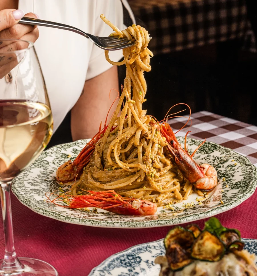 plato pasta restaurante spaccanapoli Barcelona